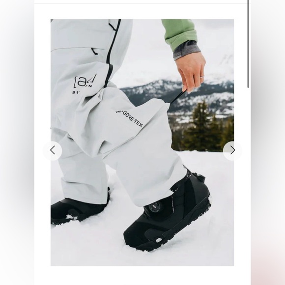 Burton Men's AK Swash pants NWT gore Tex size medium grey cloud snowboard - Picture 8 of 11